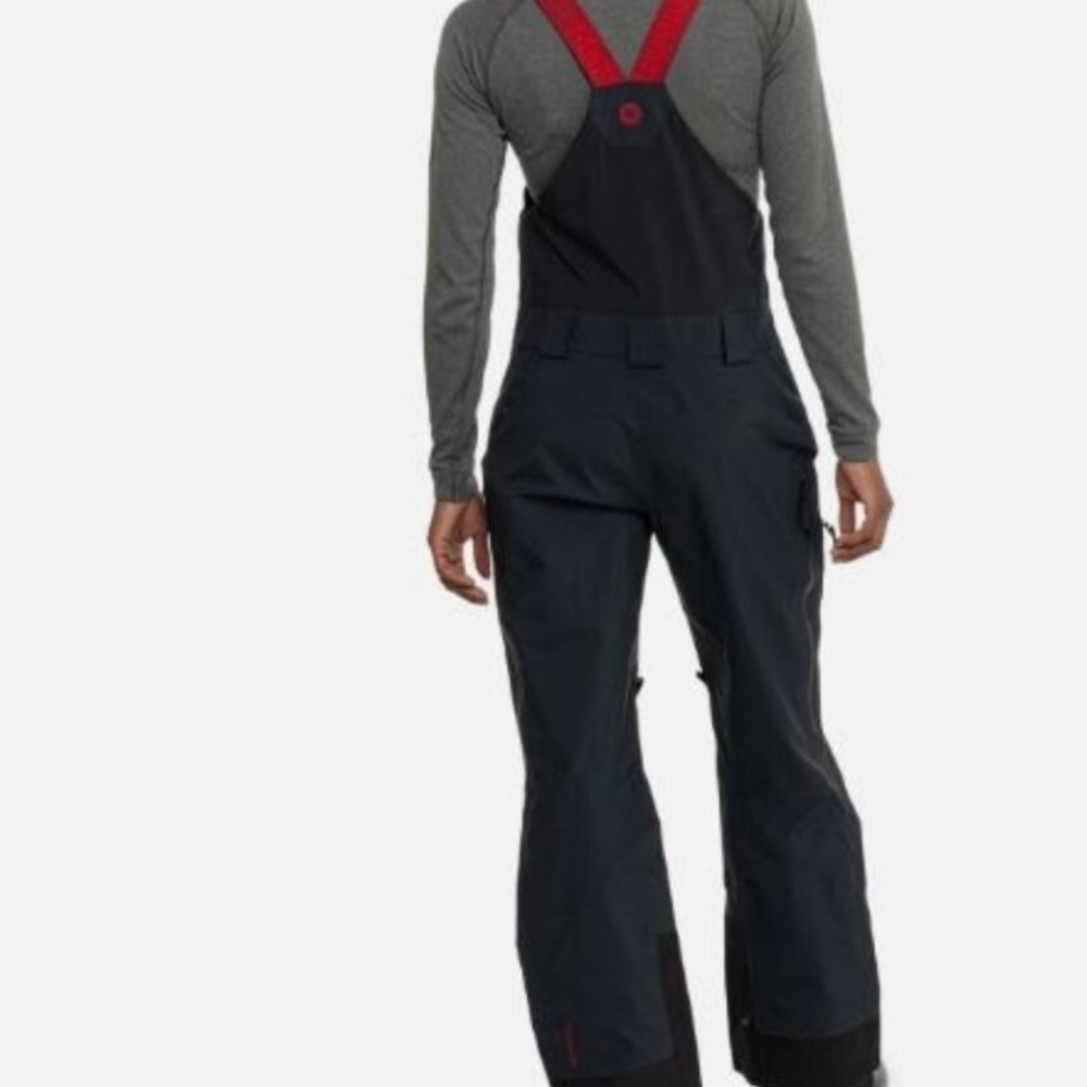 Marmot Women's Patrol Gore-Tex Bibs Ski Pants Size L Waterproof Black $450 New - Picture 2 of 6